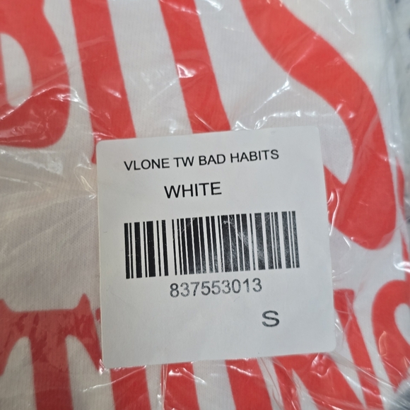 NAV x VLONE Bad Habits Tee Size SMALL Brand New In Poly - Picture 2 of 5